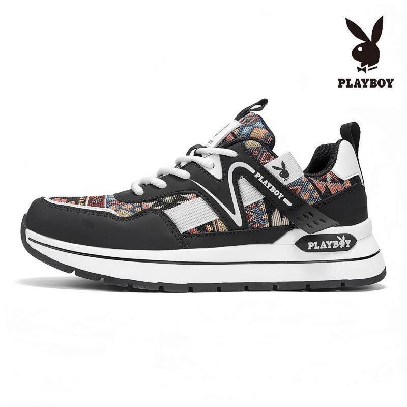 Playboy/Playboy 2026 New Men's Casual Sports Shoes, Low-Top Shoes, Versatile, Comfortable and Trendy Shoes for Men