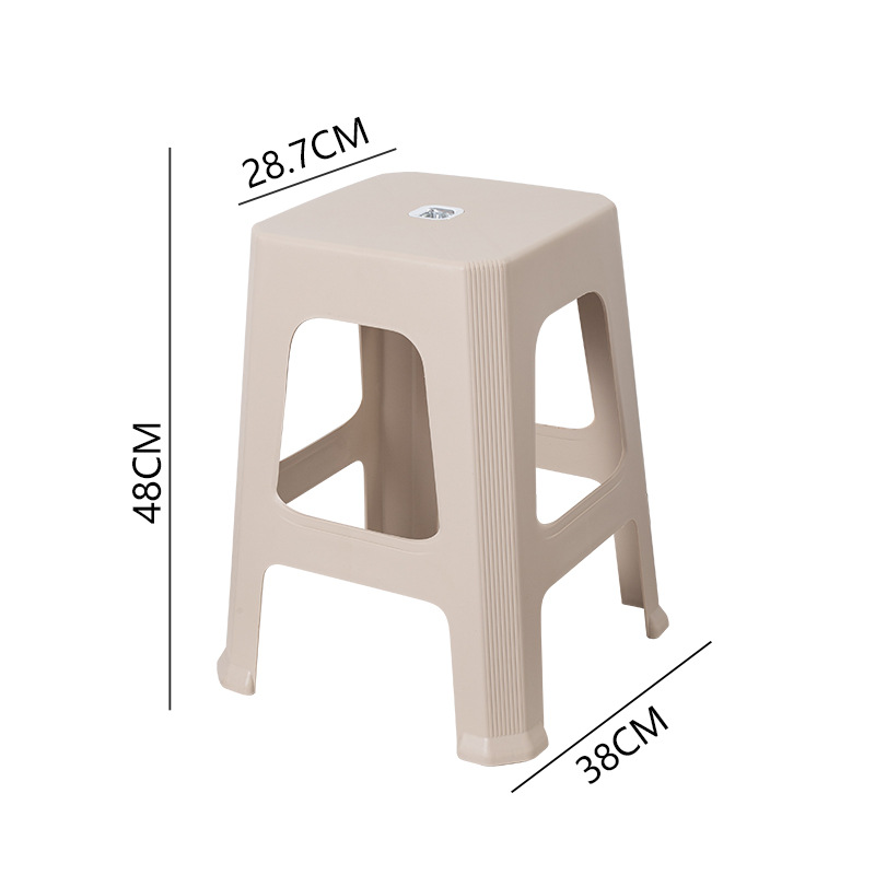 대외 무역 두꺼운 하이 스툴 885 카키 48 하이 내하중 300kg