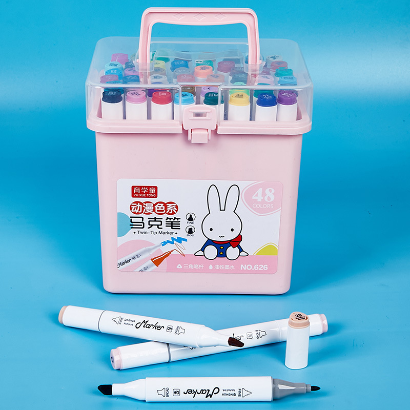 Doble cabeza triángulo alcohólico marcador pop cartel pluma pintura diseño graffiti arte estudiante rotulador