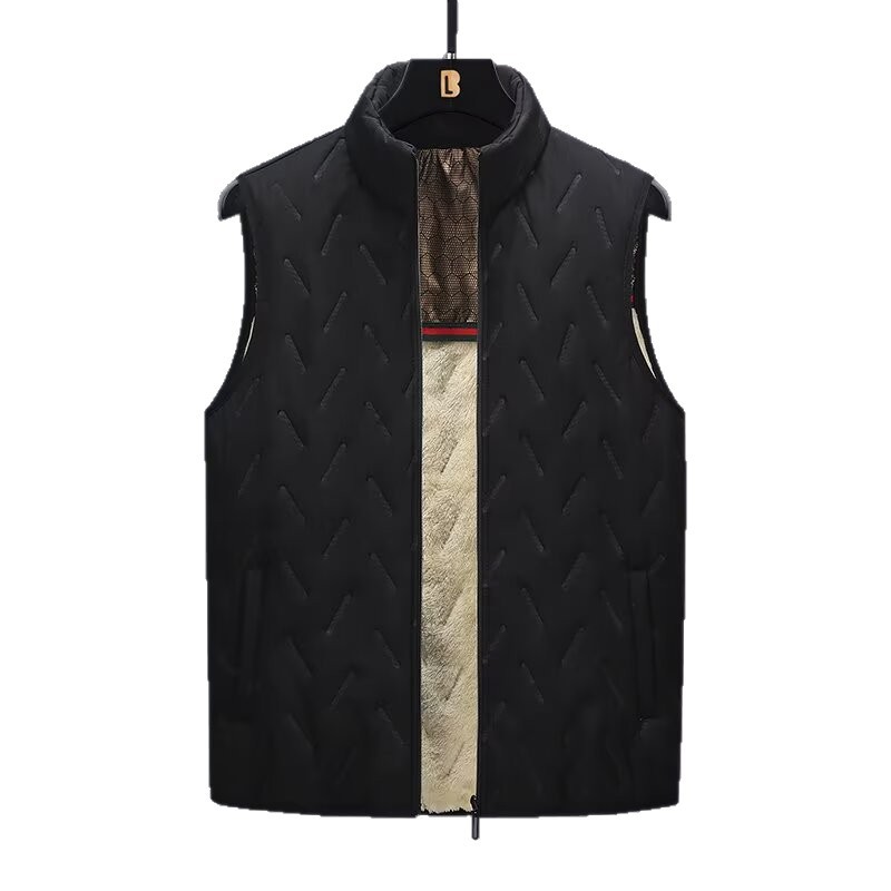 Camisas menos ropa de grafeno chaleco de hombre otoño y invierno nuevo tipo de camiseta de cordero grueso calentamiento sin mangas camiseta de hombro