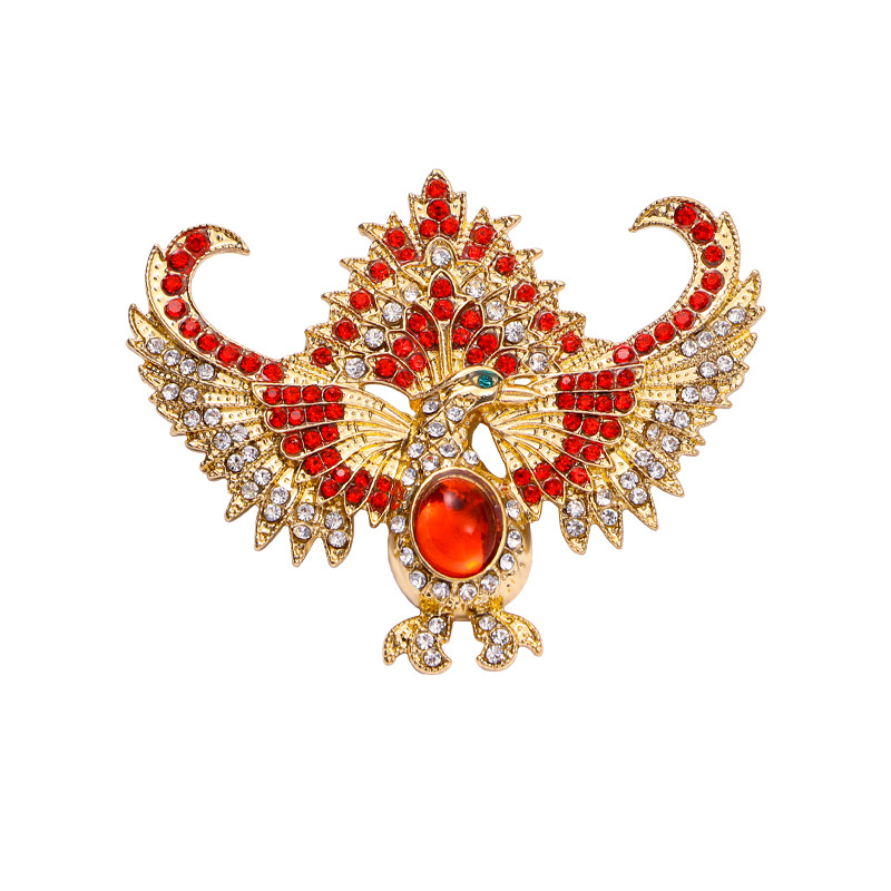 Spilla fenice vintage da uomo, spilla personalizzata per abito_voghion.com