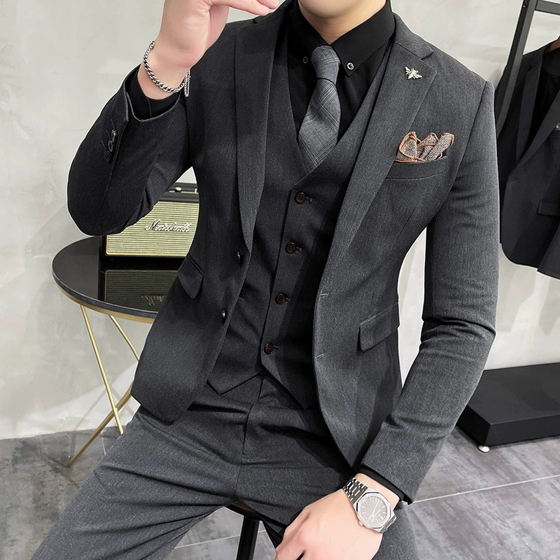 Fitted suit, set, 3 piece set, simple and elegant design