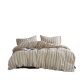 Modern simple style striped single double bed naked sleeping bedding skin-friendly breathable pure cotton washed cotton three or four-piece home textile