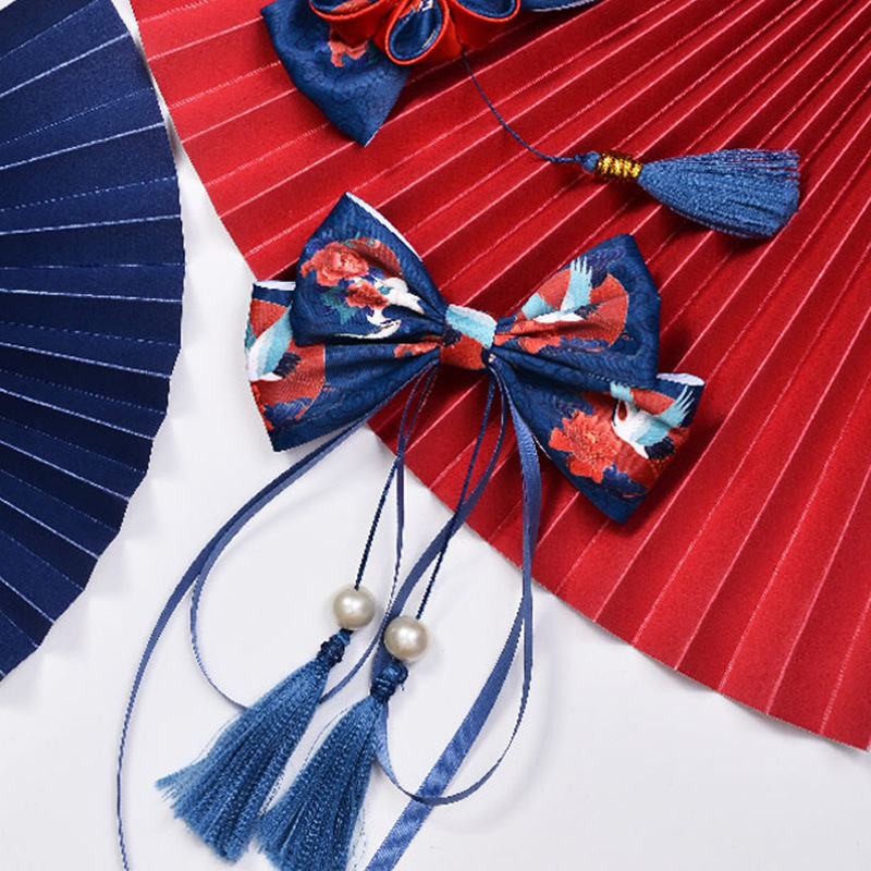 Transferencia de calor personalizada 1 rollo de pedido cinta de estilo chino Hanfu accesorios de ropa cinta de embalaje de regalo de bricolaje cinta