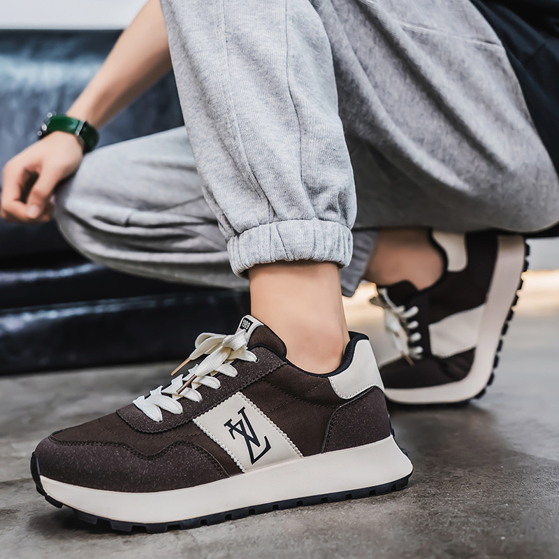 sneaker Men's 2025 New Spring and Summer Men's Shoes Fashion Retro Forrest Gump Shoes All-match Breathable Casual Torre Shoes Trendy