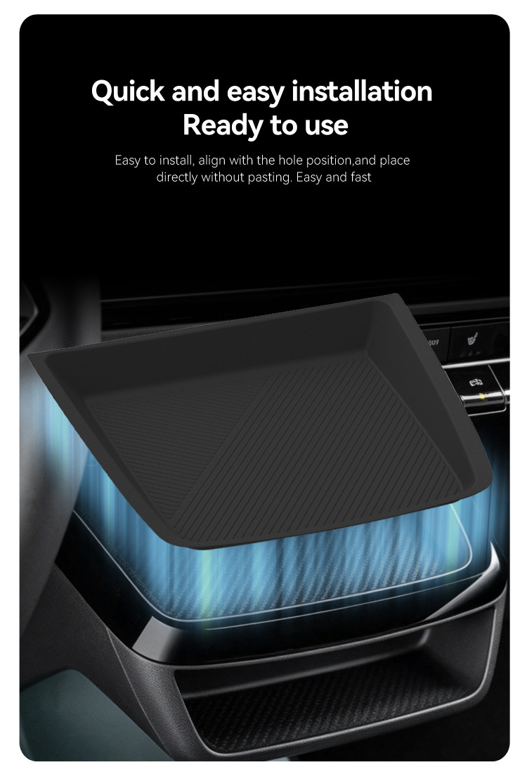 Suitable for 27 Chevrolet CHEVY BOLT EV wireless charging silicone anti-slip mats, car accessories and modification parts