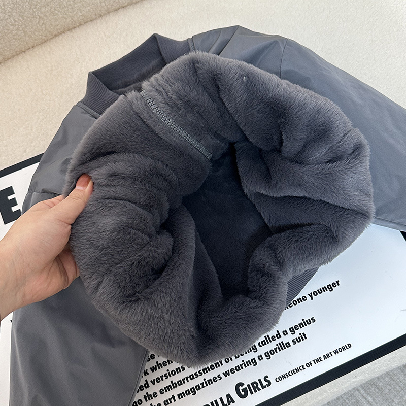 어린이 겨울 옷  따뜻한 옷 겨울 어린이 서양식 재킷 탑 소년의 벨벳 재킷 어린이 의류