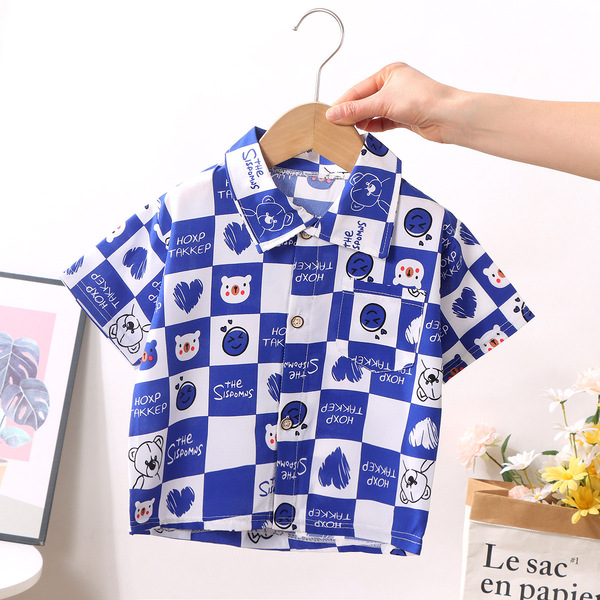 children's summer shirt for boys