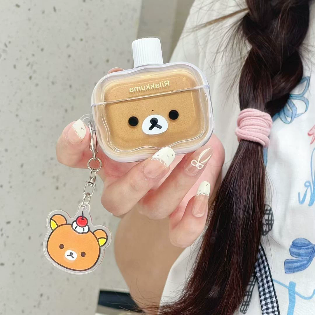 Apple, cartoon creative compatible wireless headphones, cute protective case, bluetooth, 3, pro2