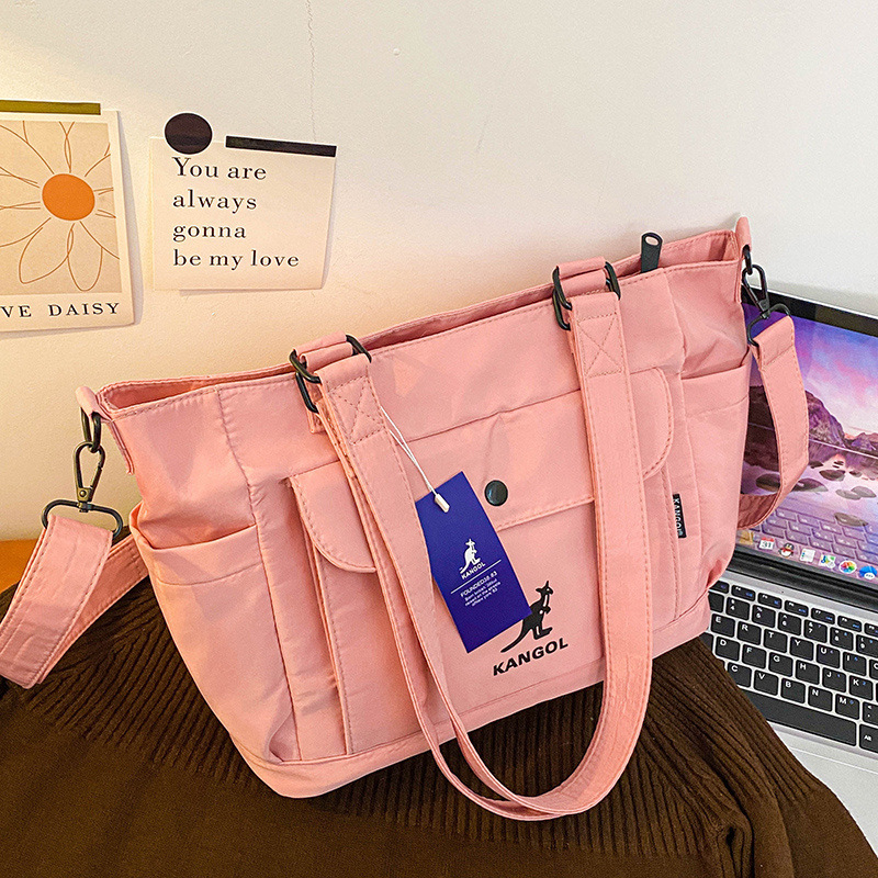 ショルダーバッグの新型トートバッグ大容量男女の授業中の通勤バッグ|undefined