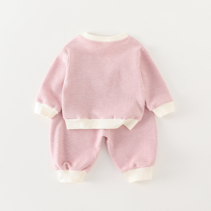 女宝宝秋季衣服卡通可爱长袖套装婴幼儿春秋季外出两件套厂家批发|undefined