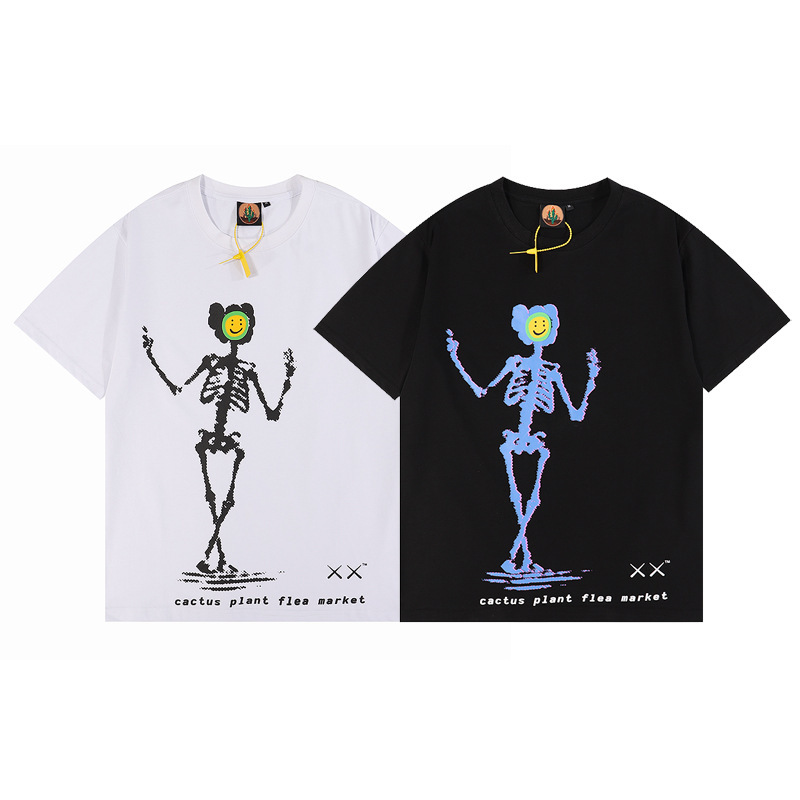 European and American fashion brand new KANYE CPFM X KAWS hip hop men and women couple loose casual short sleeve t-shirt