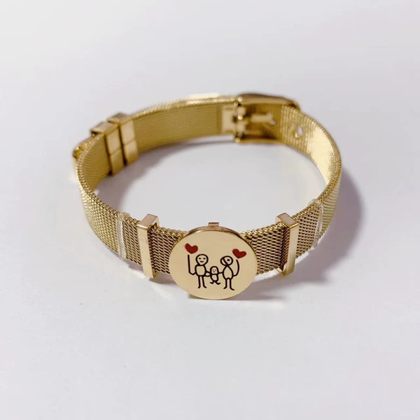 Bracelet 359-7 golden color