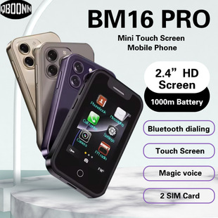 BM16pro هاتف محمول بشاشة لمس مستقيمة عبر الحدود بشريحتين وزر الاستعداد للهاتف المحمول لكبار السن متعدد اللغات بسعر المصنع