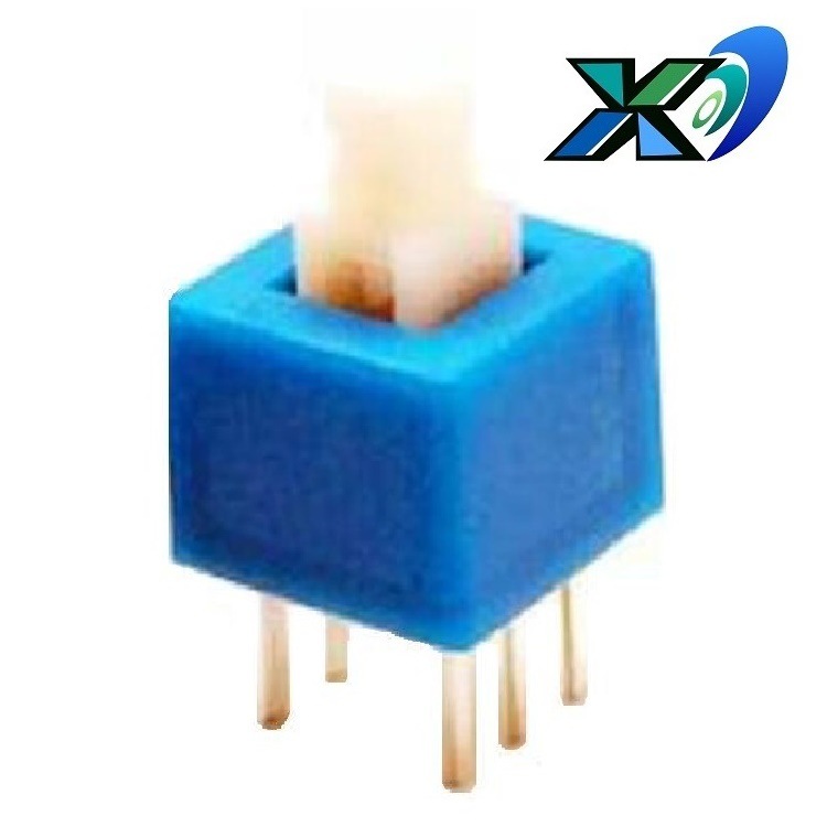 供应按键开关直插   2排6脚复位按钮开关   小型自锁开关六脚
