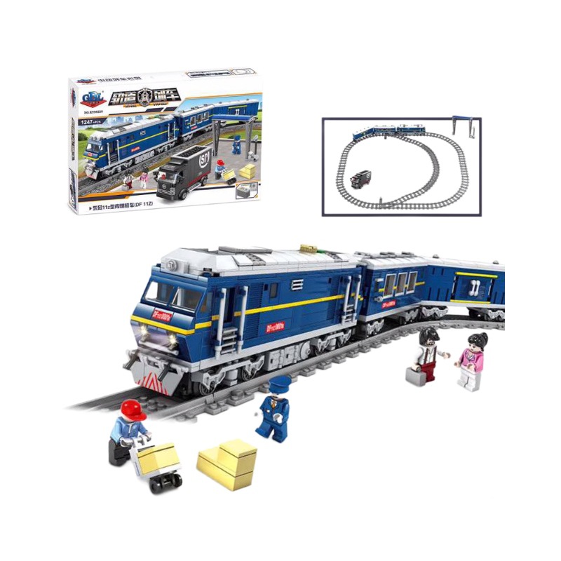 KaiZhi 98220 Tren Eléctrico de Juguete, Modelo Educativo para Niños, Bloques de Construcción de Partículas Pequeñas, Bloques al por Mayor