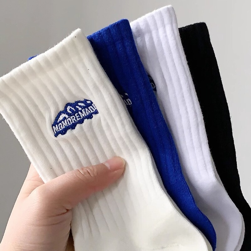 Socks autumn men's deodorant long socks thickened warm ins trendy all-match solid color sports couple trendy socks boys Socks autumn men's deodorant long socks thickened warm ins trendy all-match solid color sports couple trendy socks boys