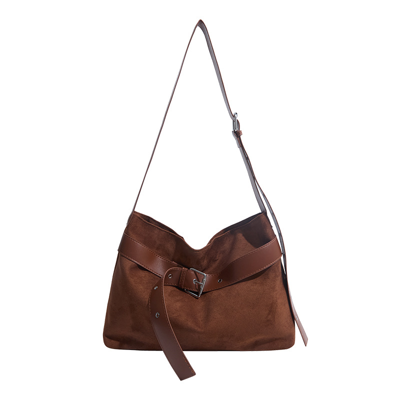 Transfronterizo mochila de seda esmerizada bolsa de gran capacidad para mujeres 2025 nuevo retro bolso de hombro lazo viento mochila