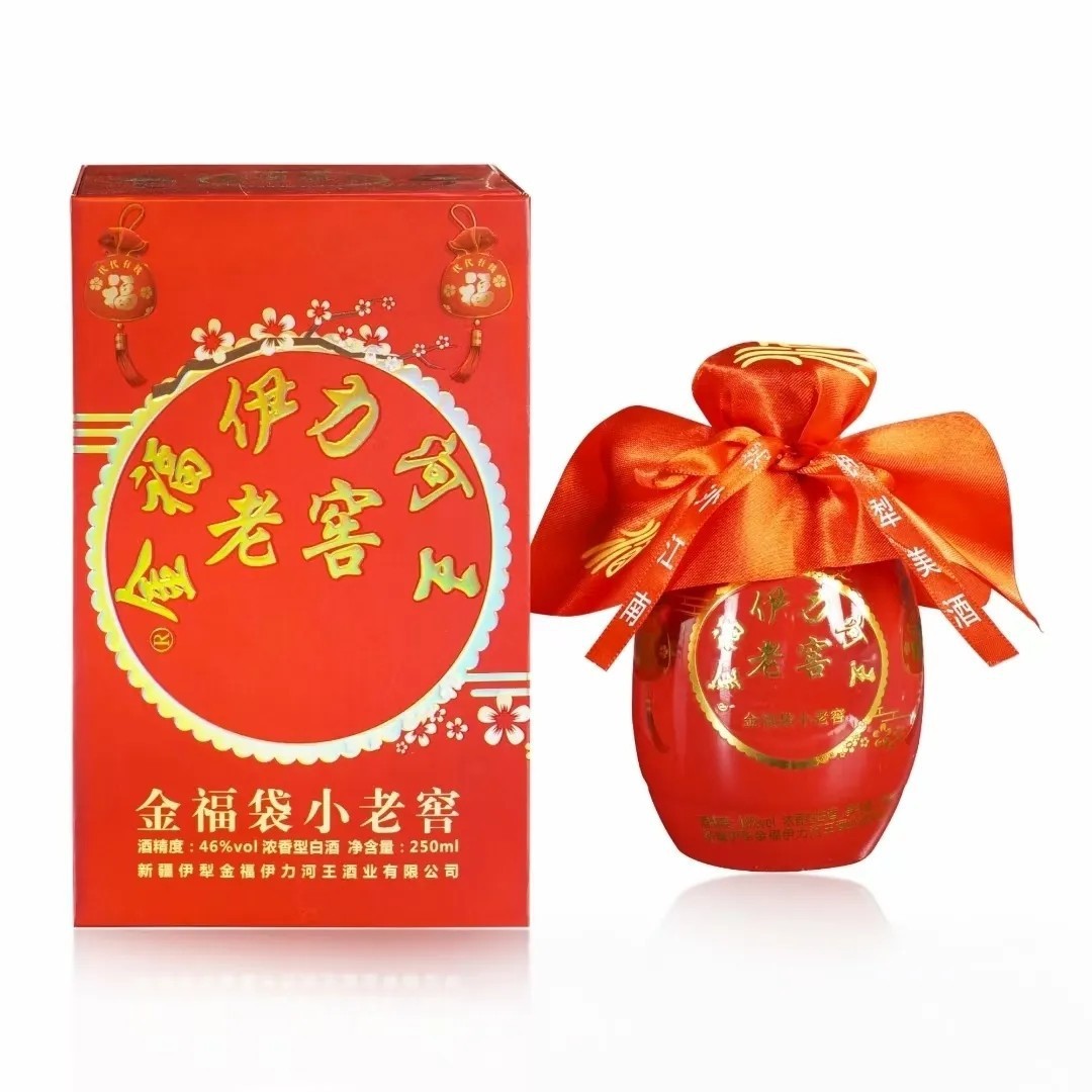 新疆伊犁金福伊力河小老窖46度*250m/10瓶酒酿浓香型白酒包邮佳酿