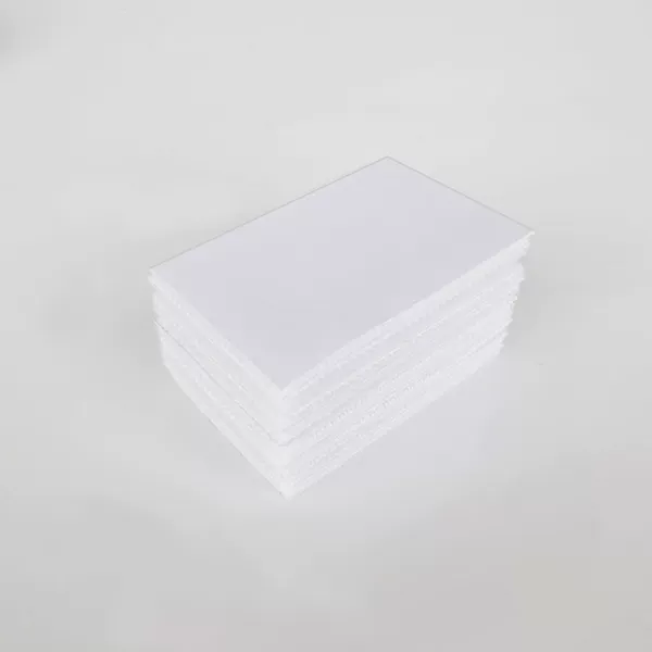White, square, 40, 60mm