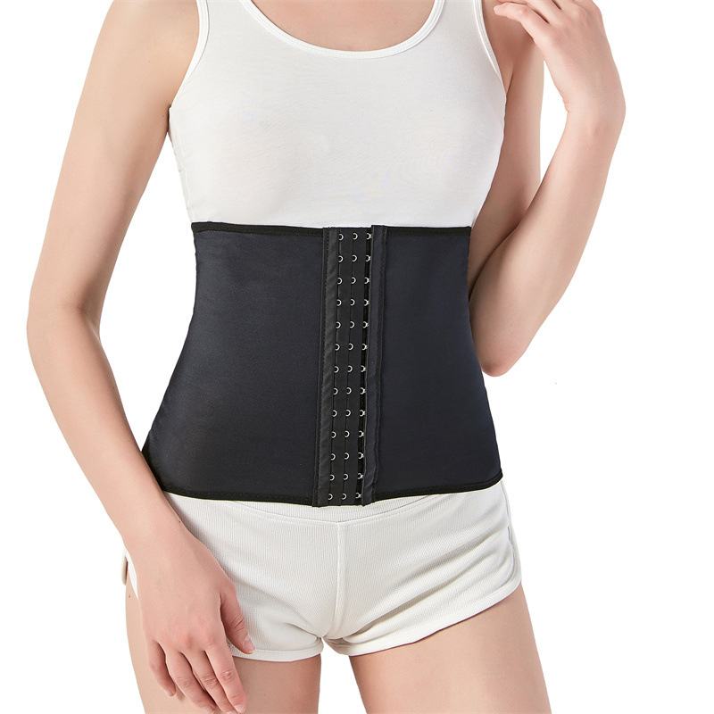 排扣暴汗腰带银色涂层瑜伽健身跑步闷汗发汗护腰银离子束腰收腹带