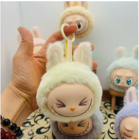 Keychain plastic, plush pendant, doll, bag decoration, second generation, for beloved