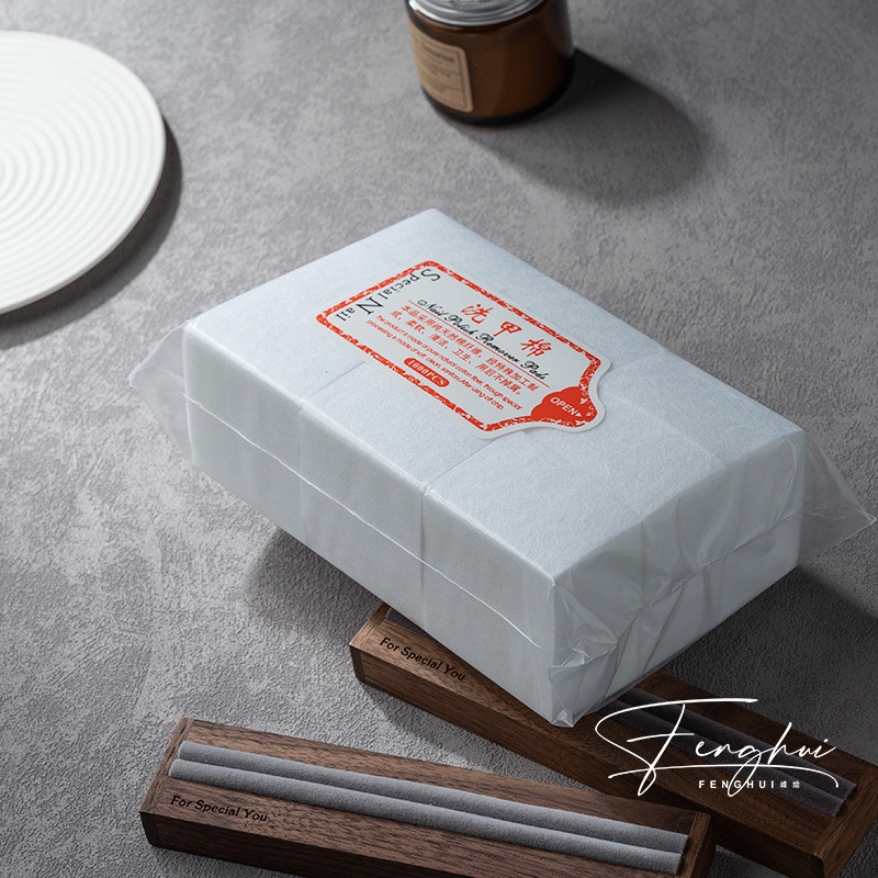 Nail salon special high quality lint-free cleaning scrub nail towel dust-free cotton sheet hard dust-free cotton sheet 1000 pieces