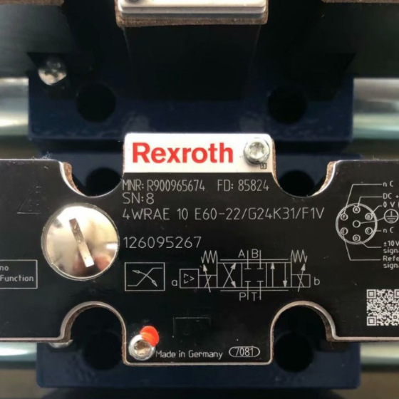 力士乐4WRAE10E60-2X/G24N9K31-F1V液压比例方向阀