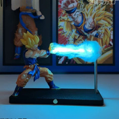 ドラゴンボールナイトライト磁気カードセンサーナイトライト装飾品悟空照明照明新しい家庭用雰囲気ライト男の子と女の子用