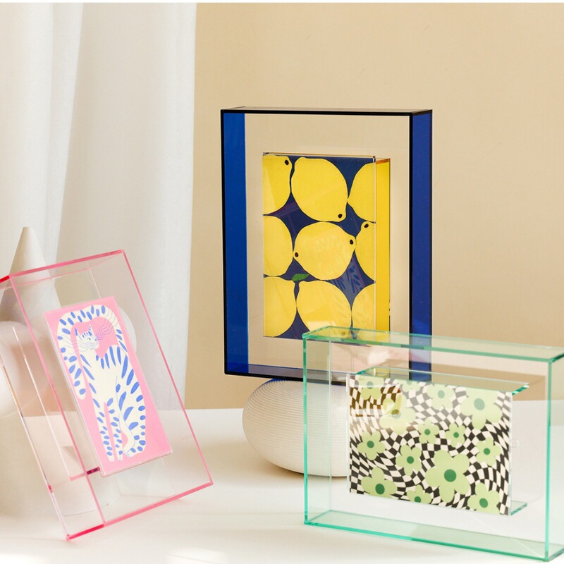 Cross-Border Hot-Selling Acrylic Photo Frame, Picture Frame, Tabletop Display Frame, Instagram-Style Colorful Picture Frame, Photo Mounting Frame, Simple and Light Luxury Cross-Border Hot-Selling Acrylic Photo Frame, Picture Frame, Tabletop Display Frame, Instagram-Style Colorful Picture Frame, Photo Mounting Frame, Simple and Light Luxury