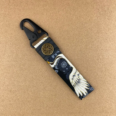 Car key bag – Universal - eagle-mouth-keychain-crane-black