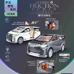 子供の慣性の自動車のおもちゃの照明の音楽の商用車の手動の扉の模型の幼稚園の贈り物は国境を越えて直接供給します。