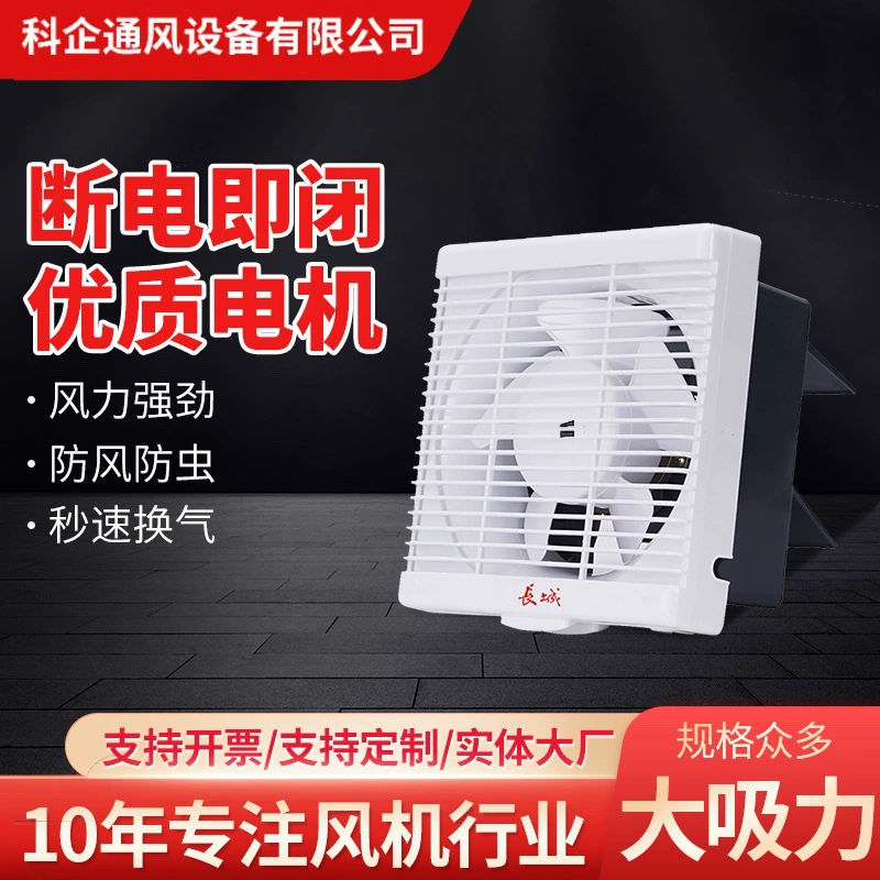 Вентилятор с затвором Great Wall с сетчатым ремнем Вентилятор европейского стандарта Промышленный вытяжной вентилятор Вытяжной вентилятор