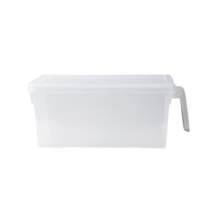 Thickened refrigerator storage box food-grade crisper box fruit egg freezing box large food transparent storage box 5