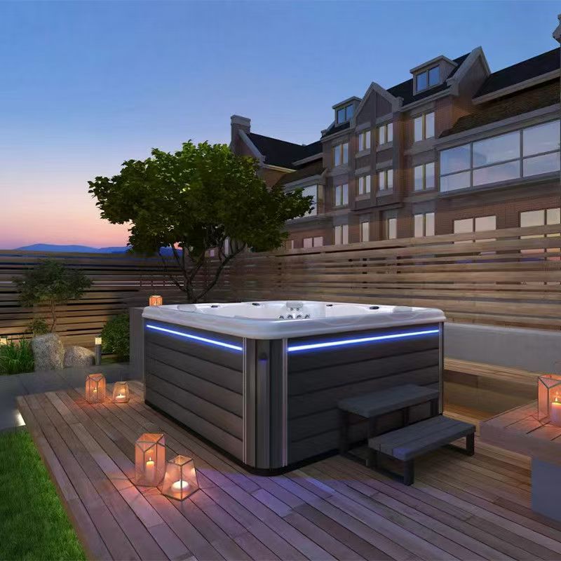 bañera de hidromasaje al aire libre gran piscina para 5 - 6 personas bañera de surf bañera de spa piscina acrílica piscina jacuzzi