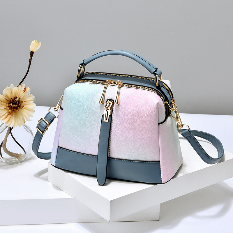 [Hot] Spring and Summer Gradient Color Small Bag for Women 2025 New Fashion Texture Niche Single Shoulder Crossbody Bag Dropshipping