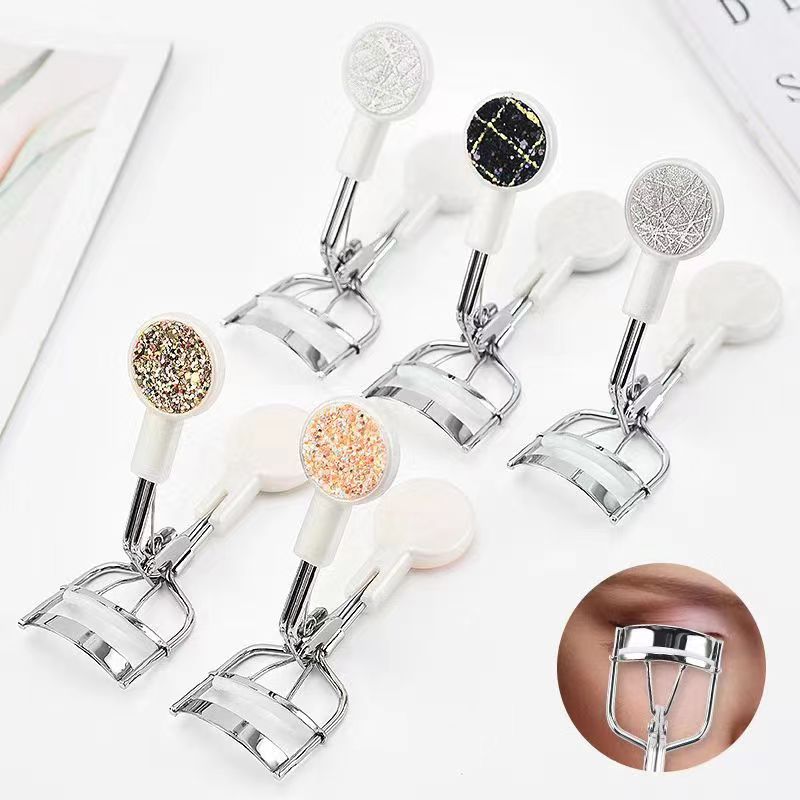 Clip de pestañas curling curling permanente curling curler para principiantes acero inoxidable herramienta de maquillaje portátil