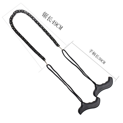 Outdoor portable hand chain saw, camping pocket survival chain saw, garden logging saw, EDC hand saw tool