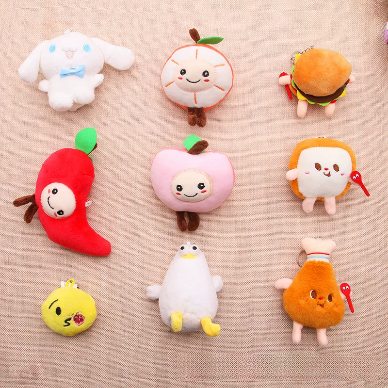 Креативная игрушка, мультфильм фрукты милая кукла, аксессуар, ткань, брелок, брошь