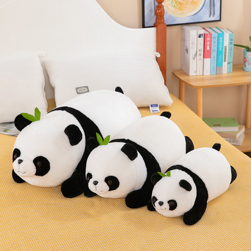 可爱趴款大熊猫毛绒玩具公仔睡觉抱枕床上女孩玩偶景区旅游纪念品
