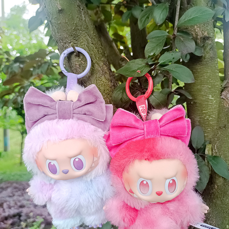 ブラインドボックス Labubu 第一世代、第二世代、第三世代 Bubble Mart 17CM マカロン シッティング パーティー ヘッドバンドに適しています。|undefined