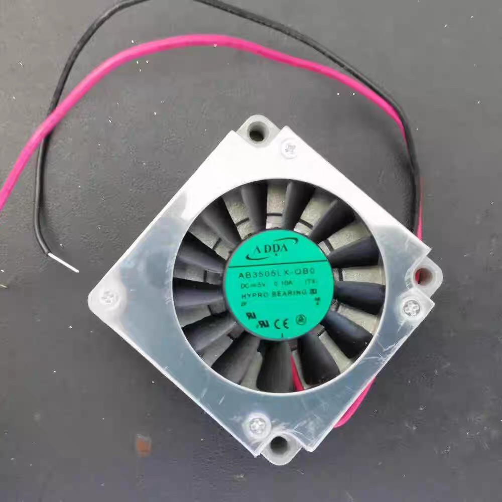 ADDA AB3505LX-QB0 DC 5V 0.10A 35X35X07mm 2线主板风扇