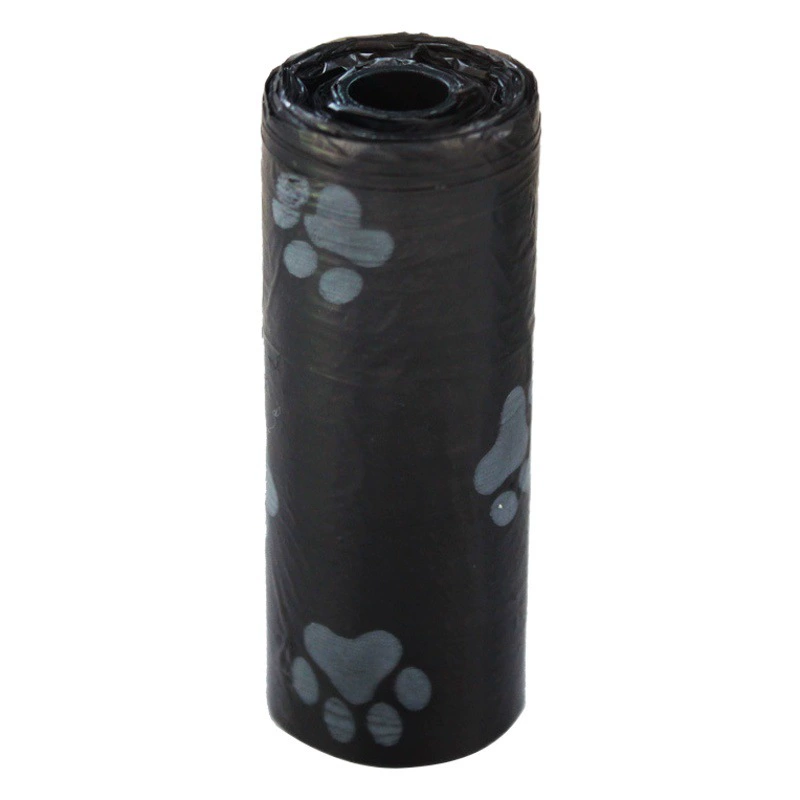 Печатные мешки для мусора для домашних животных Экологически чистая уборка забрать 15/рулон товары для собак и кошек оптом выходят экологически чистые портативные