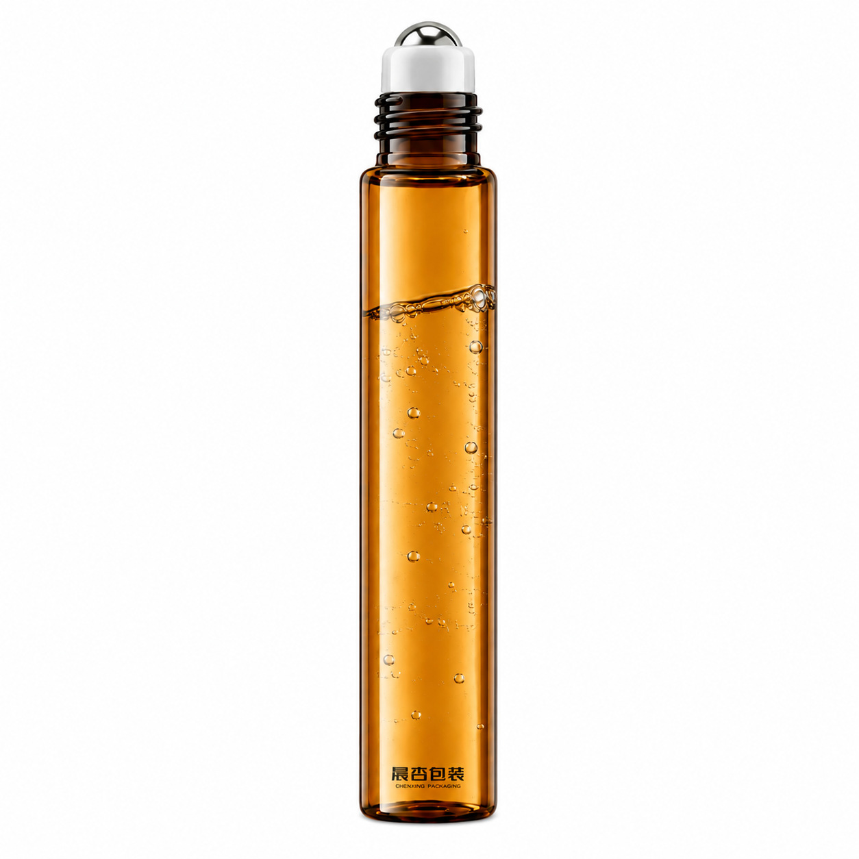 Frasco de Vidrio Roll-On para Aceites Esenciales con Sello a Prueba de Fugas para Cosméticos y Cuidado de la Piel