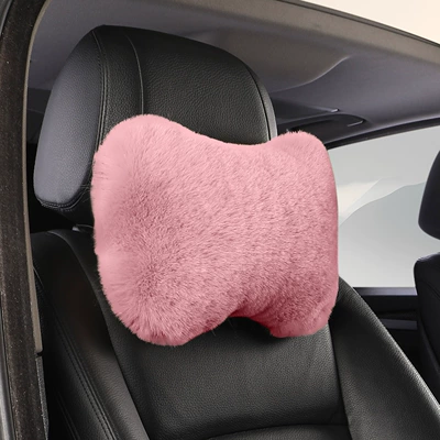 Pillow, Waist Pillow, Imitation Rabbit – Waist support - taro-purple-1-headrest