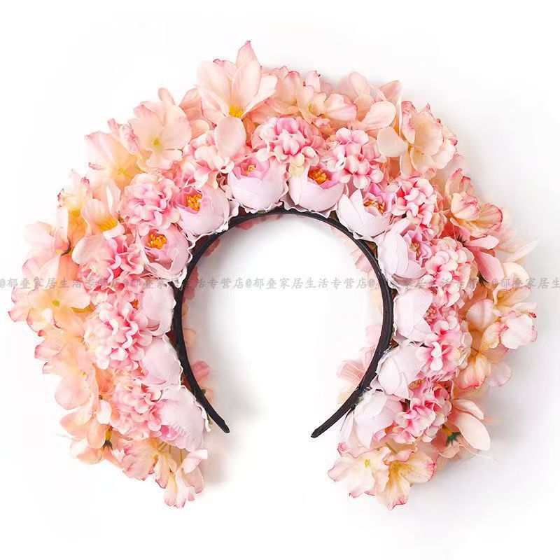 Beautiful hairpin flower [splendid prosperity] pink
