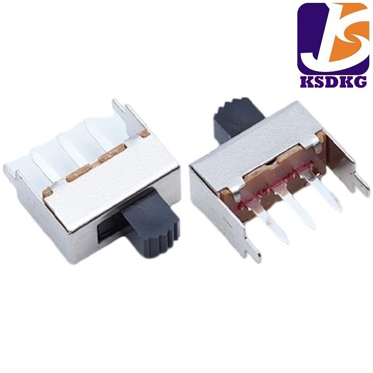 厂家直销拨动开关 卧式立式单排三档玩具电源开关 玩具手电筒开关