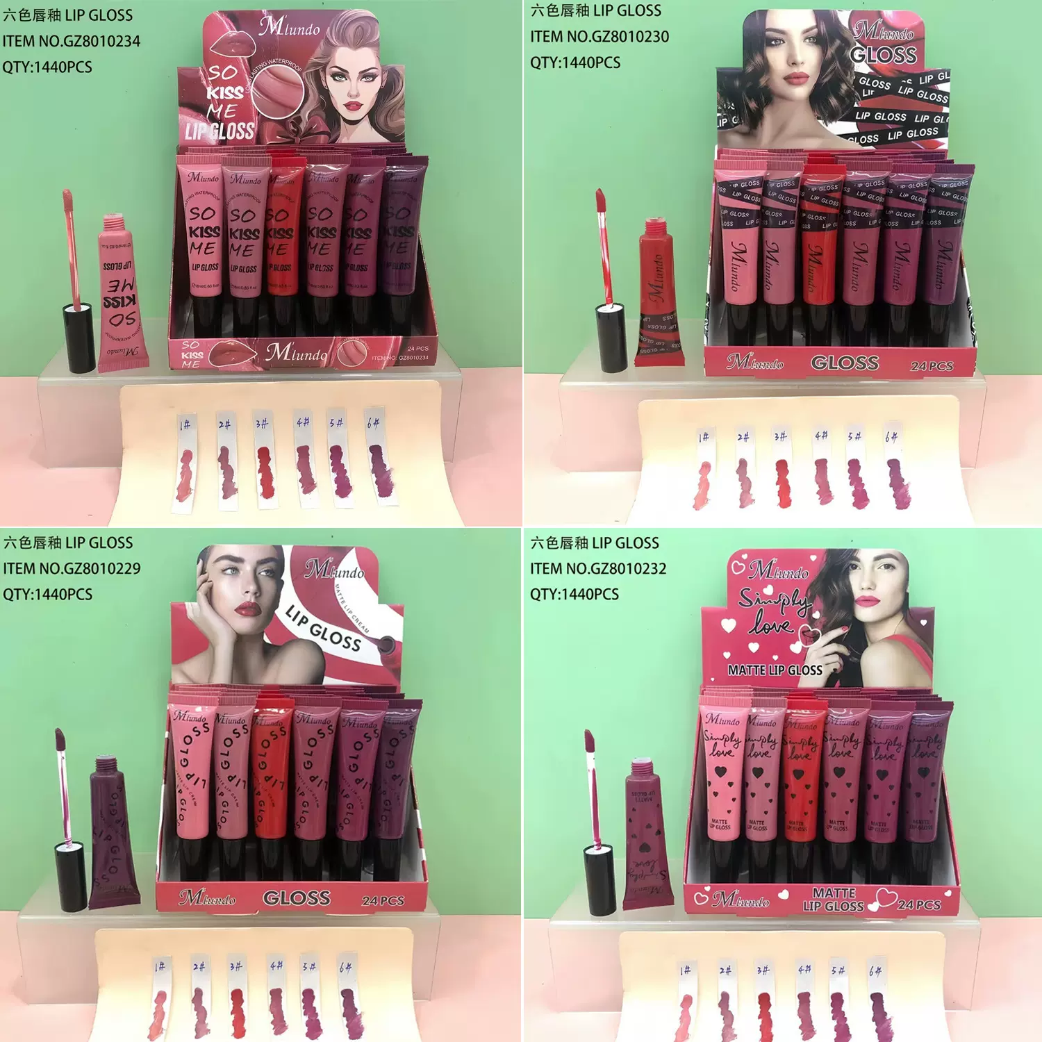 Mlundo丝绒雾面液体口红哑光唇彩防水持久不掉色不沾杯唇彩唇釉