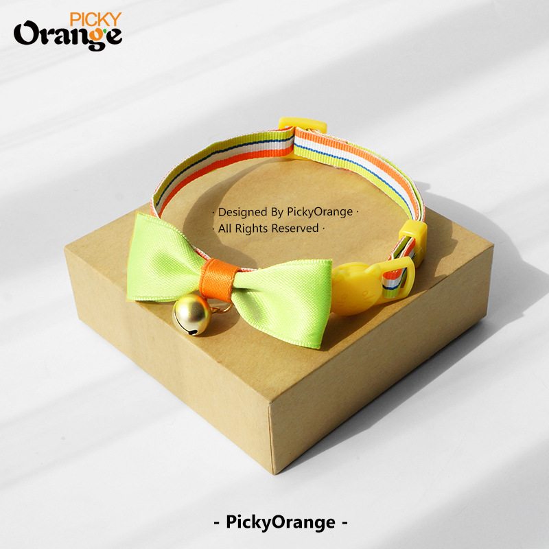 Cổ áo mèo sọc ba mảnh tương phản kiểu Pháp phiên bản mới (1).jpg