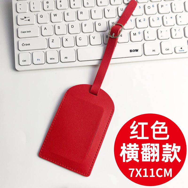 Transfronterizo spot multicolor, dos tipos de tapa plana, tarjeta de embarque de cuero gruesa con firma impresa en papel, tarjeta de equipaje pu